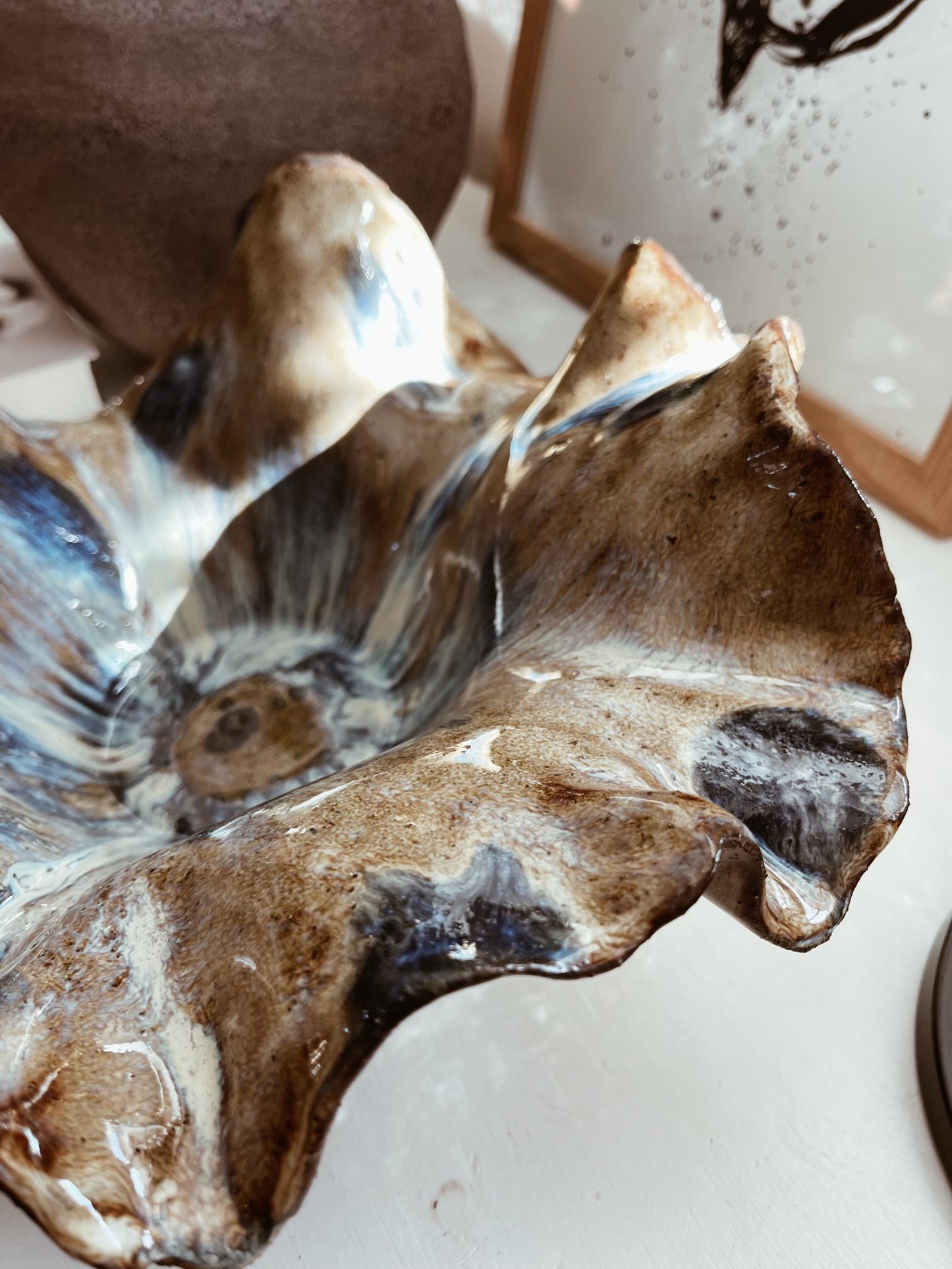 A Big Seashell Bowl